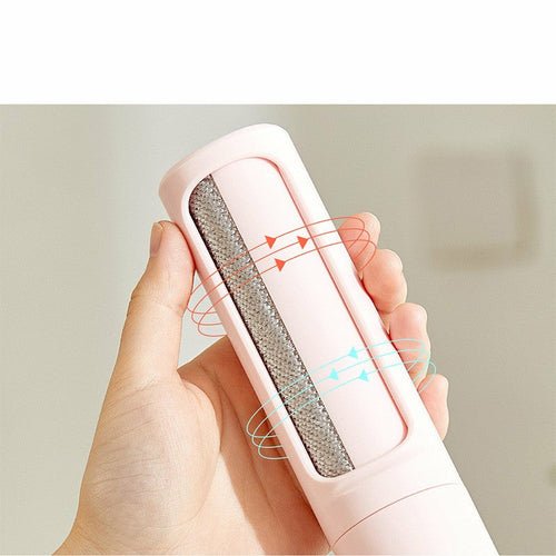 2 - 1 Reusable Pet Hair Remover Brush Lint Roller Portable - Tinyhug