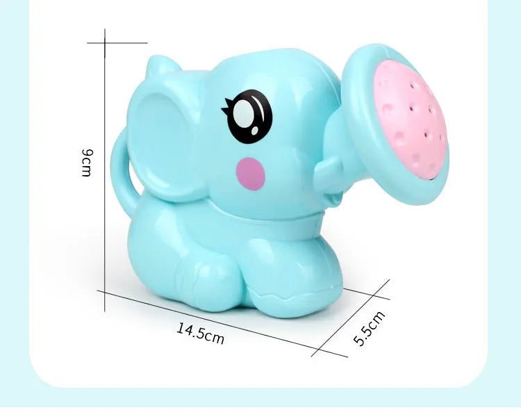 Baby Bath Toys Lovely Plastic Elephant Shape Water Spray for Baby Shower Swimming Toys Kids Gift Storage Mesh Bag Baby Kids Toy - Tinyhug