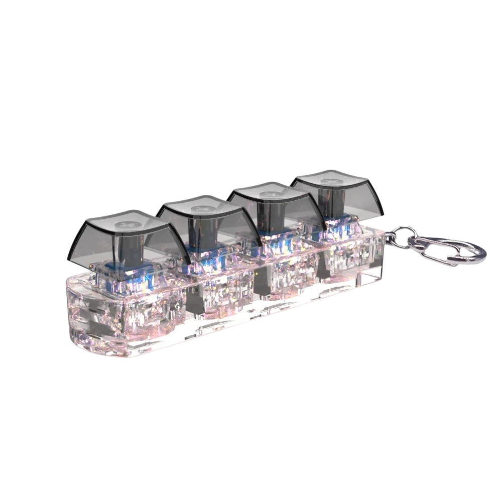 Keyboard key chain toy stress