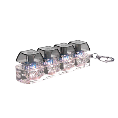 Keyboard key chain toy stress