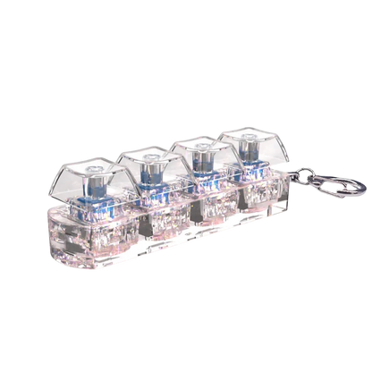 Keyboard key chain toy stress