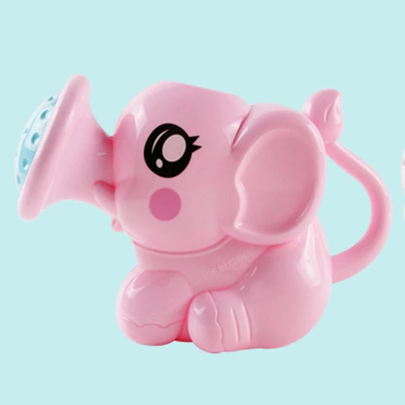 Baby Bath Toys Lovely Plastic Elephant Shape Water Spray for Baby Shower Swimming Toys Kids Gift Storage Mesh Bag Baby Kids Toy - Tinyhug