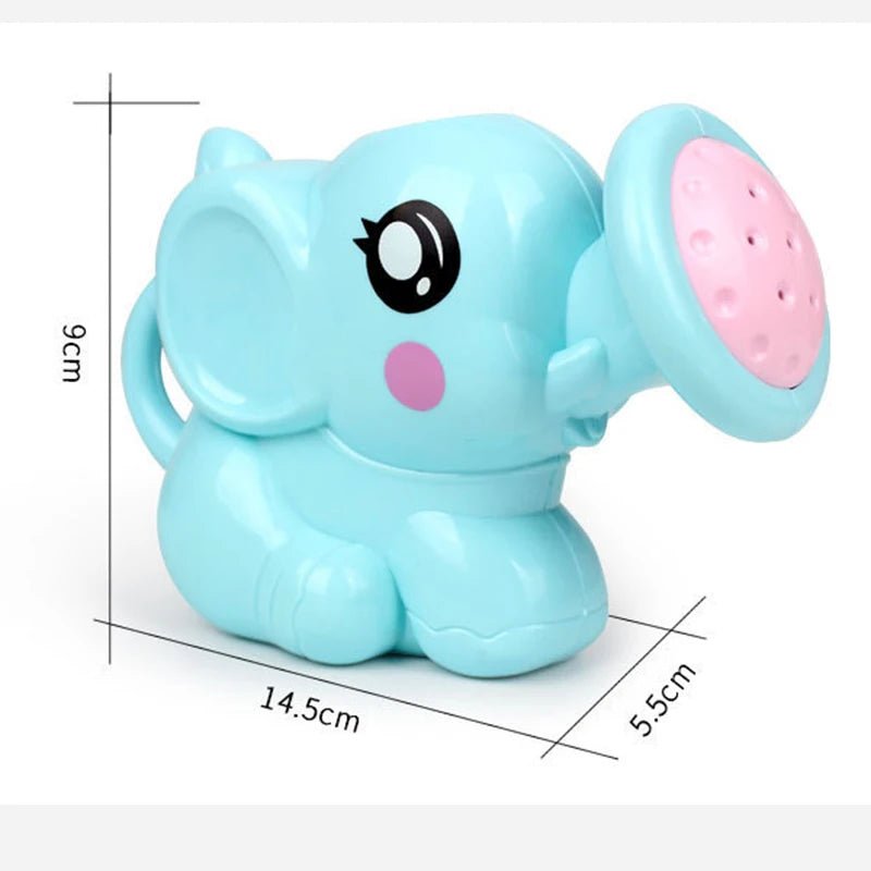 Baby Bath Toys Lovely Plastic Elephant Shape Water Spray for Baby Shower Swimming Toys Kids Gift Storage Mesh Bag Baby Kids Toy - Tinyhug