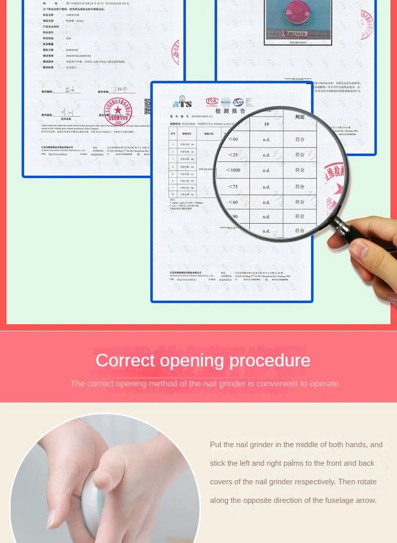 Electric Baby Nail Trimmer - Tinyhug