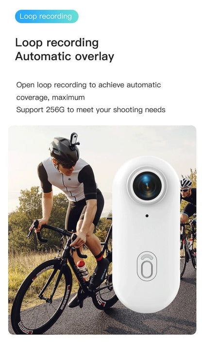 POV Magnetic Sports Camera 4K 30M Waterproof 2.4G Wireless WiFi Motorcycle Mini Small Action Body Video Vlog Cameras Helmet Bike - Tinyhug