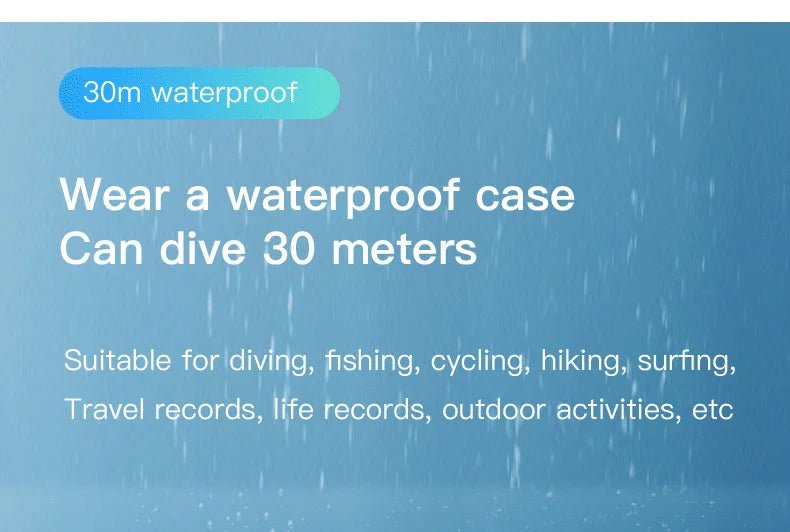 POV Magnetic Sports Camera 4K 30M Waterproof 2.4G Wireless WiFi Motorcycle Mini Small Action Body Video Vlog Cameras Helmet Bike - Tinyhug