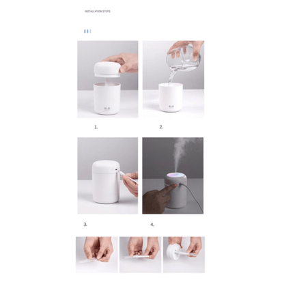 Portable Air Humidifier Aroma Essential Oil Diffuser for Car Home - Tinyhug