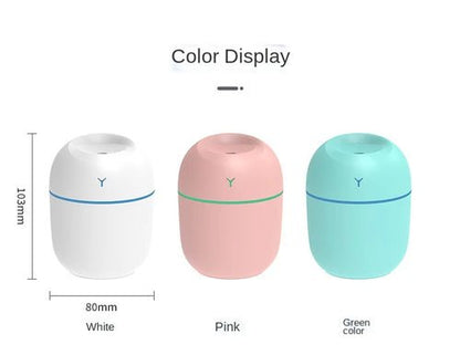 Portable Ultrasonic Humidifier USB Aroma Essential Oil Diffuser LED - Tinyhug